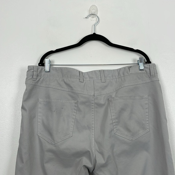 Peter Millar Mens 40x30 Gray Performance Natural Touch Five Pocket Casual Pants - Picture 6 of 10
